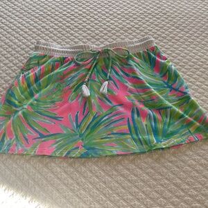 Lilly Pulitzer Zia Tiki Pink Royal Lime Skirt
